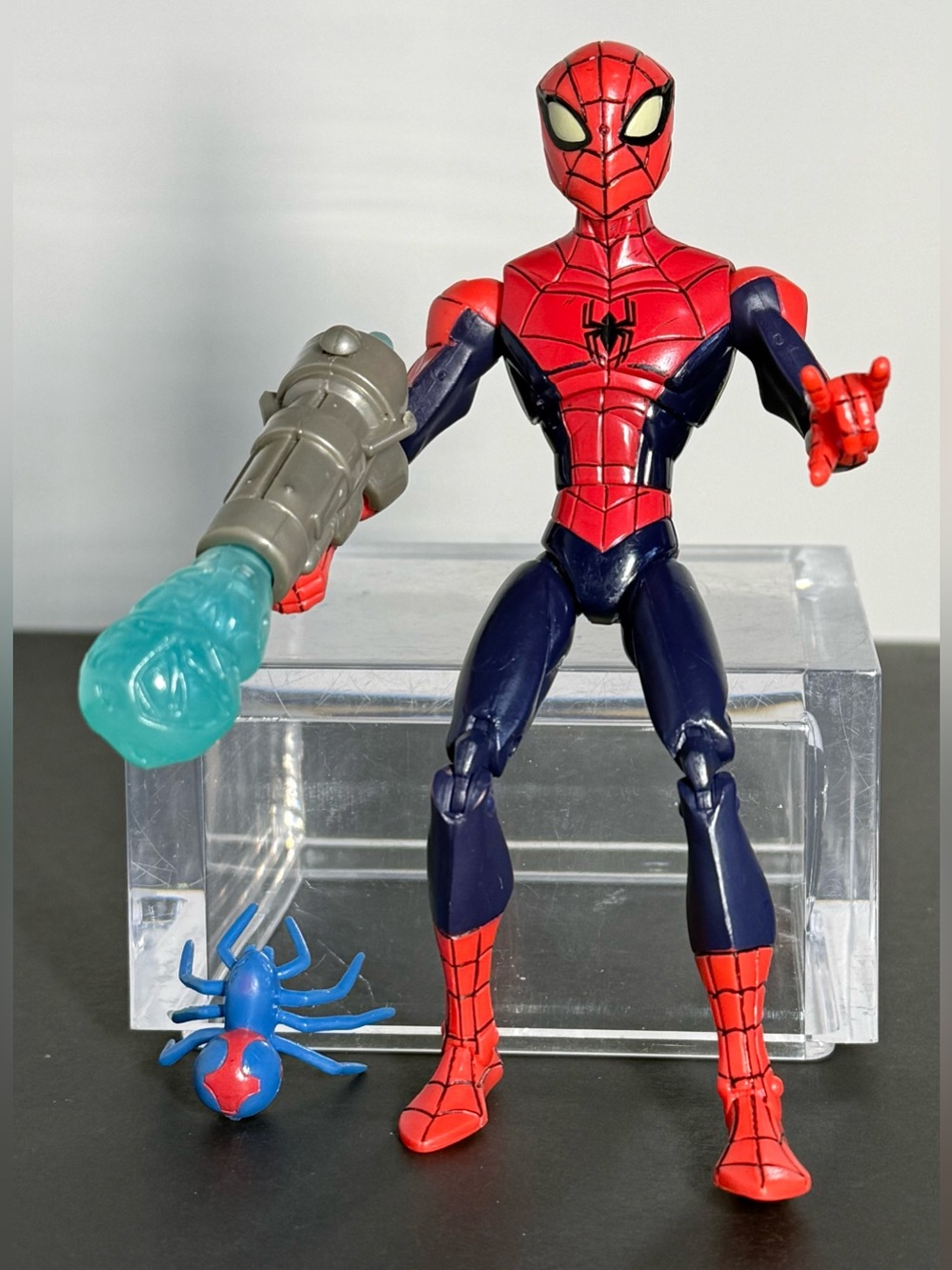 Rare 2008 Spectacular Spider-Man "Spider Charged" Figure Complete Hasbro
